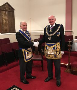 W. Bro. Rick meets the PGM of Durham